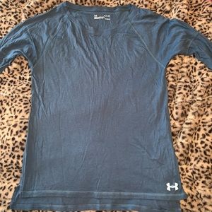 Blue long sleeve under armour shirt